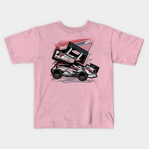 Custom Works RC Cars Racing Kids T-Shirt by Aiqkids Design